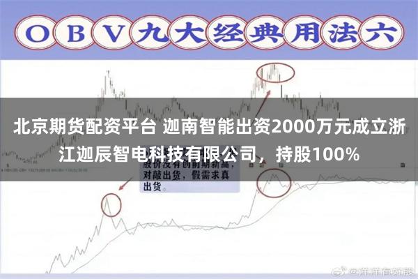 北京期货配资平台 迦南智能出资2000万元成立浙江迦辰智电科技有限公司，持股100%